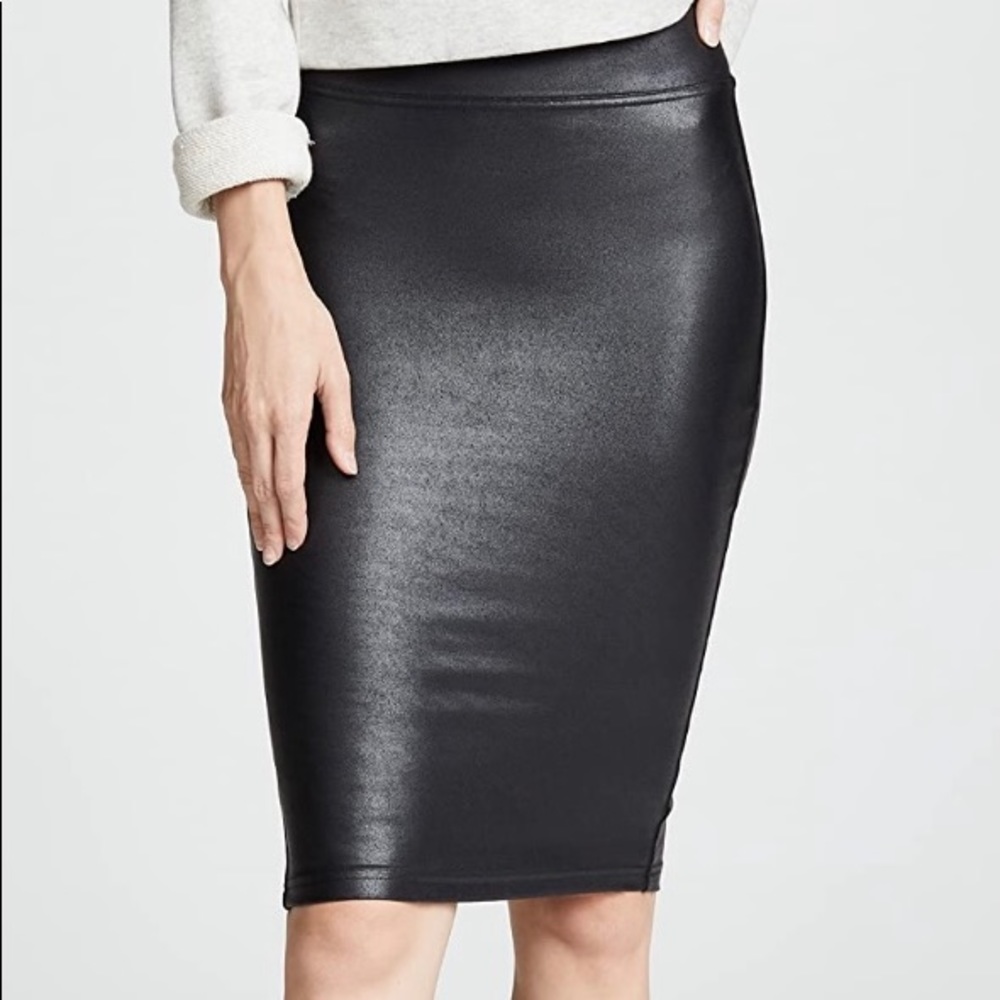 Spanx Faux Leather Skirt
